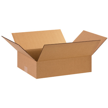 15 x 12 x 3" Flat Corrugated Boxes