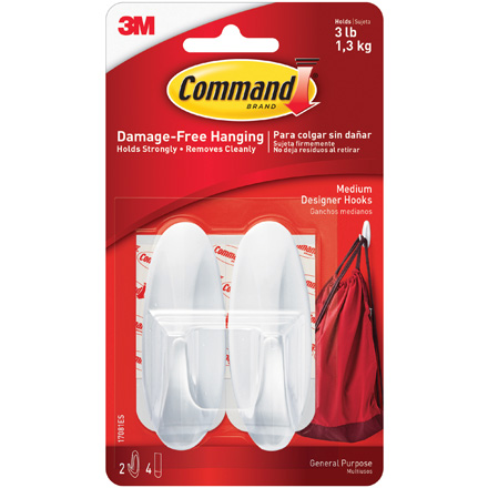 Command<span class='tm'>™</span> Designer Hooks and Strips 17081
