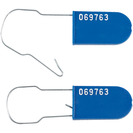 Blue Wire Padlock Seals
