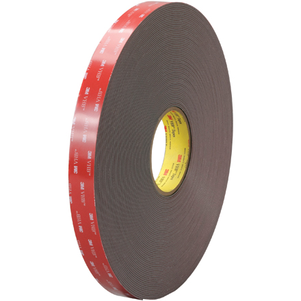 1" x 5 yds. Black 3M<span class='tm'>™</span> 4919F VHB<span class='tm'>™</span> Tape